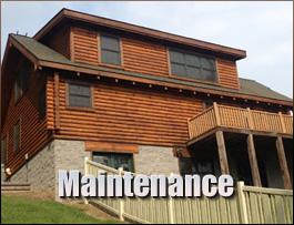  Mineral Springs, North Carolina Log Home Maintenance